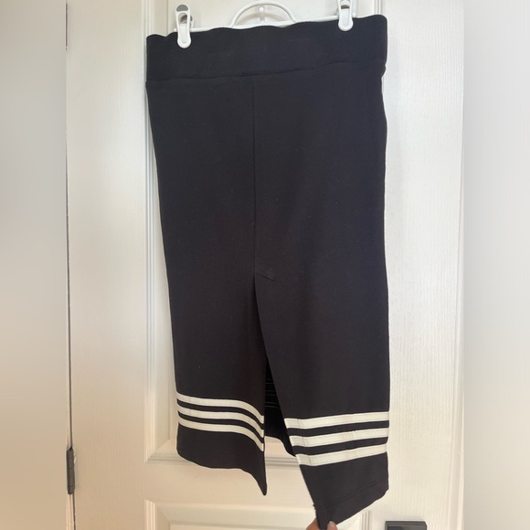 Adidas pencil skirt-midi length-elastic waistband-back slit, high waisted - Picture 7 of 13